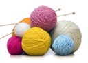 knitting balls of yarn