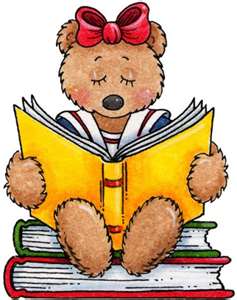 Little bear reading book - Storytime